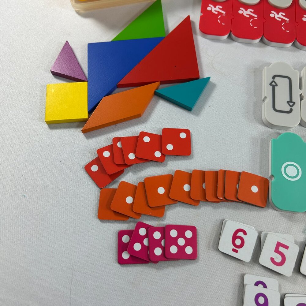 Mixed Osmo Learning Lot Incomplete Letters Numbers & More - Picture 2 of 8